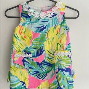 EUC Lilly Pulitzer Local Flavor Baby Shift with Bloomers 3-6 months